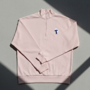 Downtown-Trendz-Half-Zipper-Shirt-Sweater-Unisex-Sea-Green-for-Men-Women in pakistan