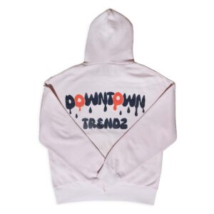 Downtown-Trendz-Hoodie-Unisex-Beige for men and women