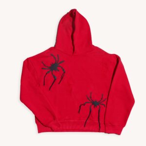 Spider’s Embrace - Hoodie - Unisex - Red for girls and boys